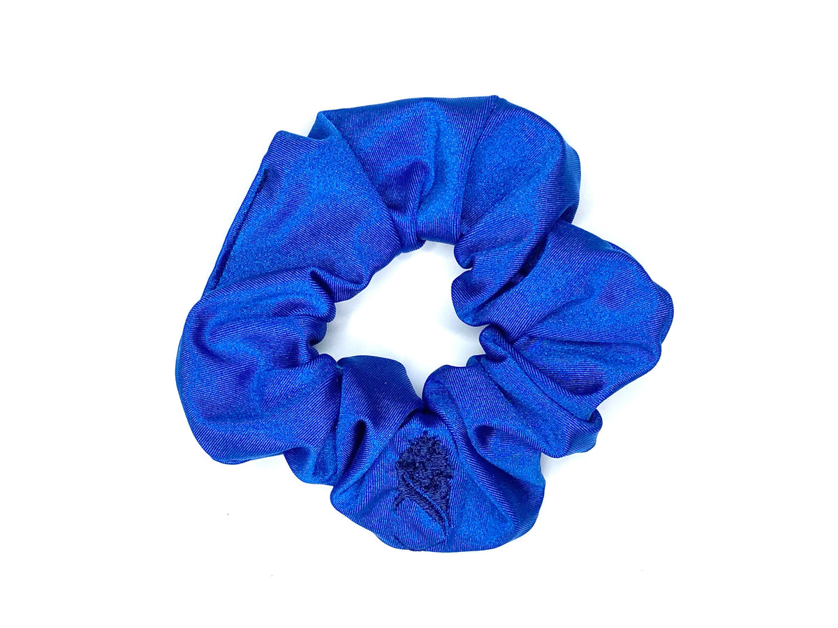 Electric Blue Scrunchie - Perfect Pineapple Wraps