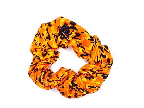 Electric Orange Scrunchie